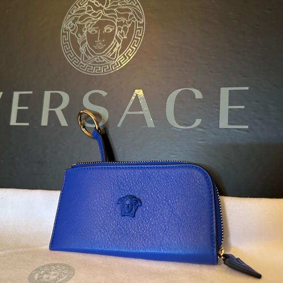 Versace La Medusa leather Zipper/Card holder wallet NEW (AUTHENTIC) - Picture 14 of 16